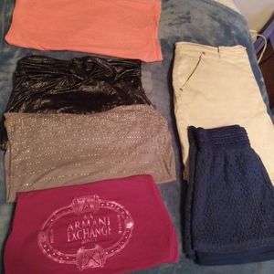 Shorts and tops bundle